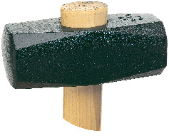 CLUB HAMMER - TAPER HANDLING WOOD HANDLE