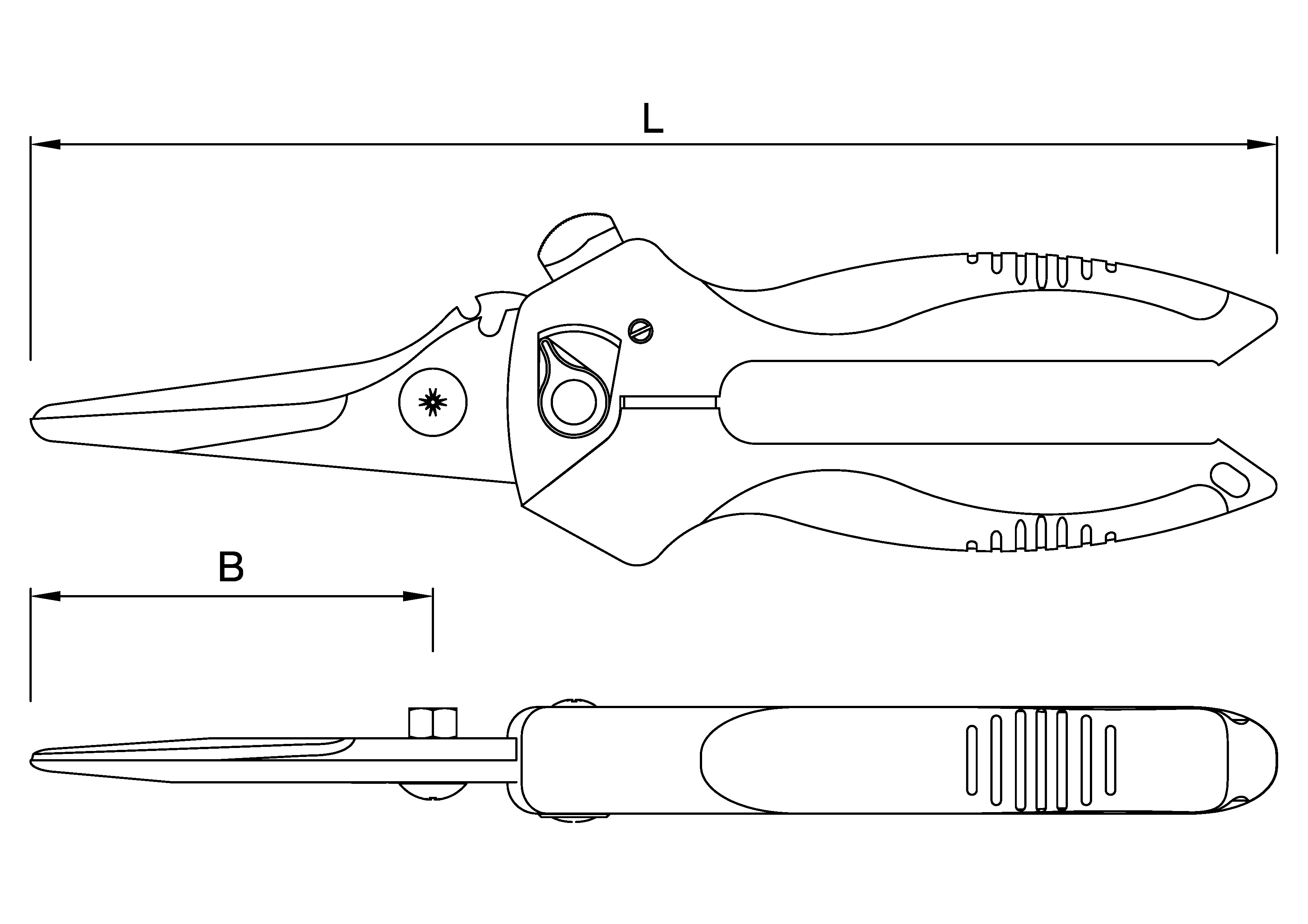STRAIGHT ALL-PURPOSE SHEARS