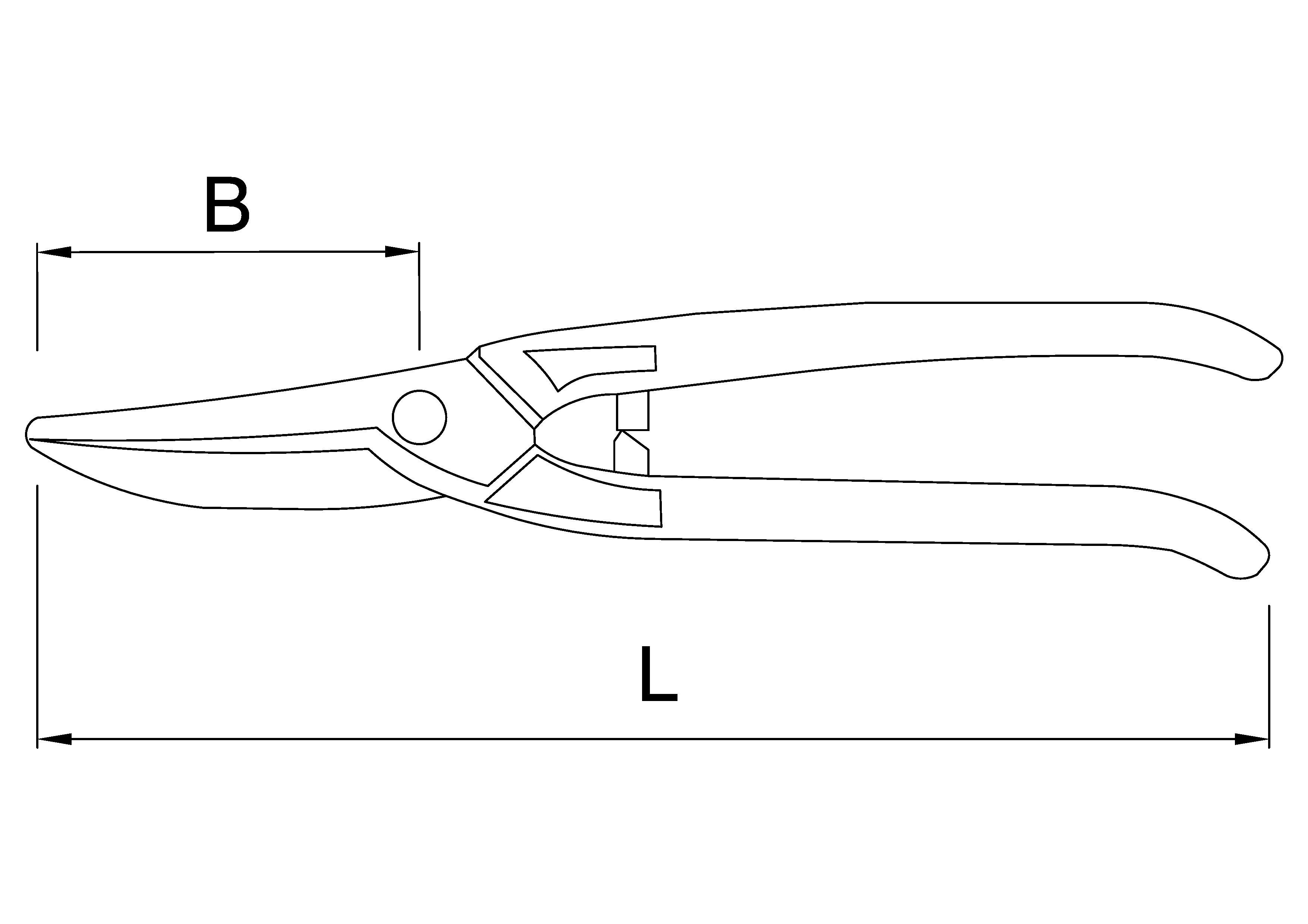 UNIVERSAL SHEARS, WIDE BLADE