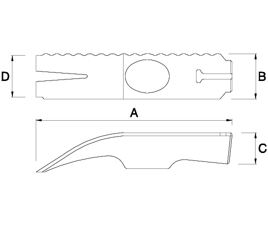 HAMMER FOR SCRAPER FORMWORK SCRAPER MAGNETIC HEAD NERTECH HANDLE
