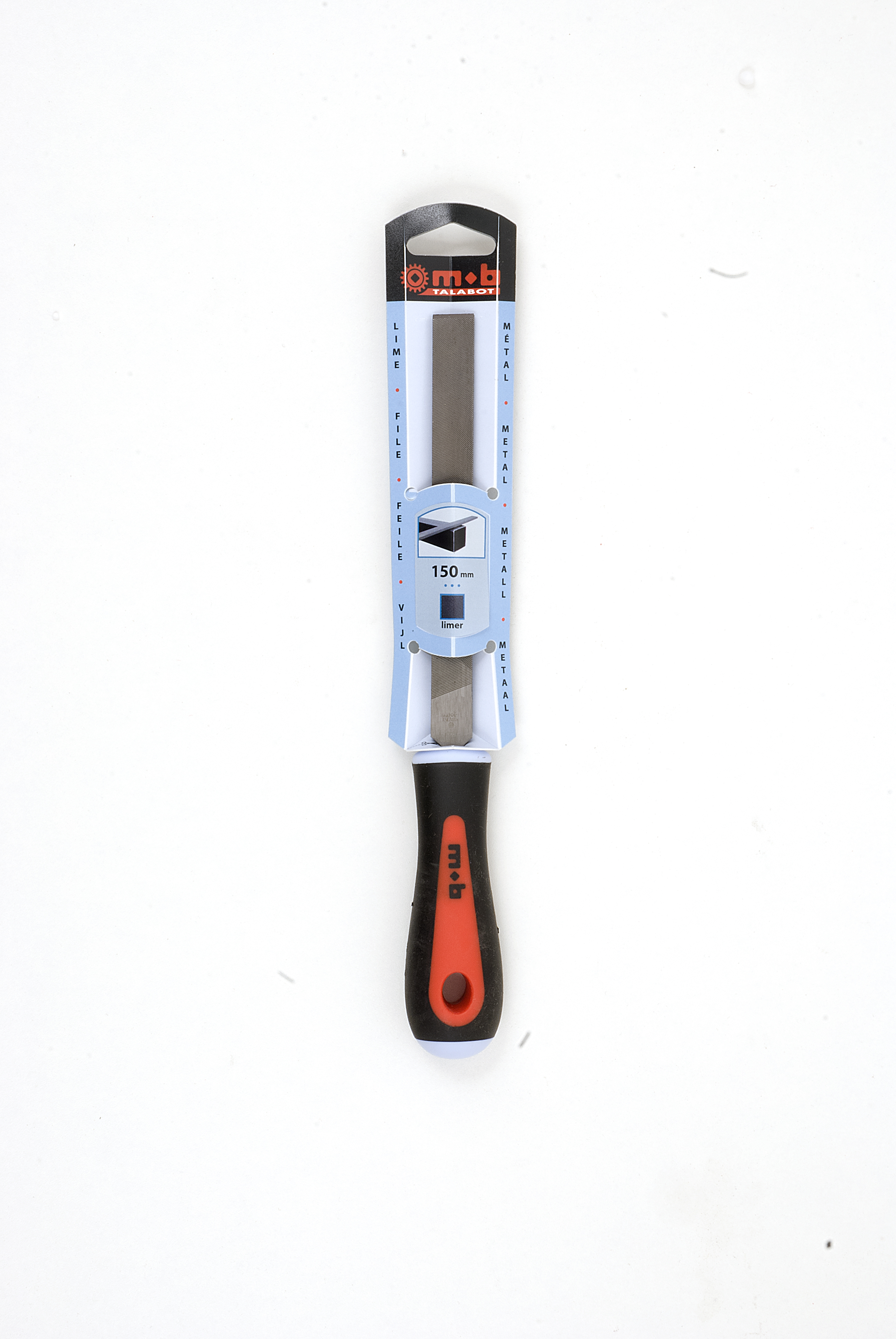 FLAT HAND FILE NERTECH HANDLE ON CARD