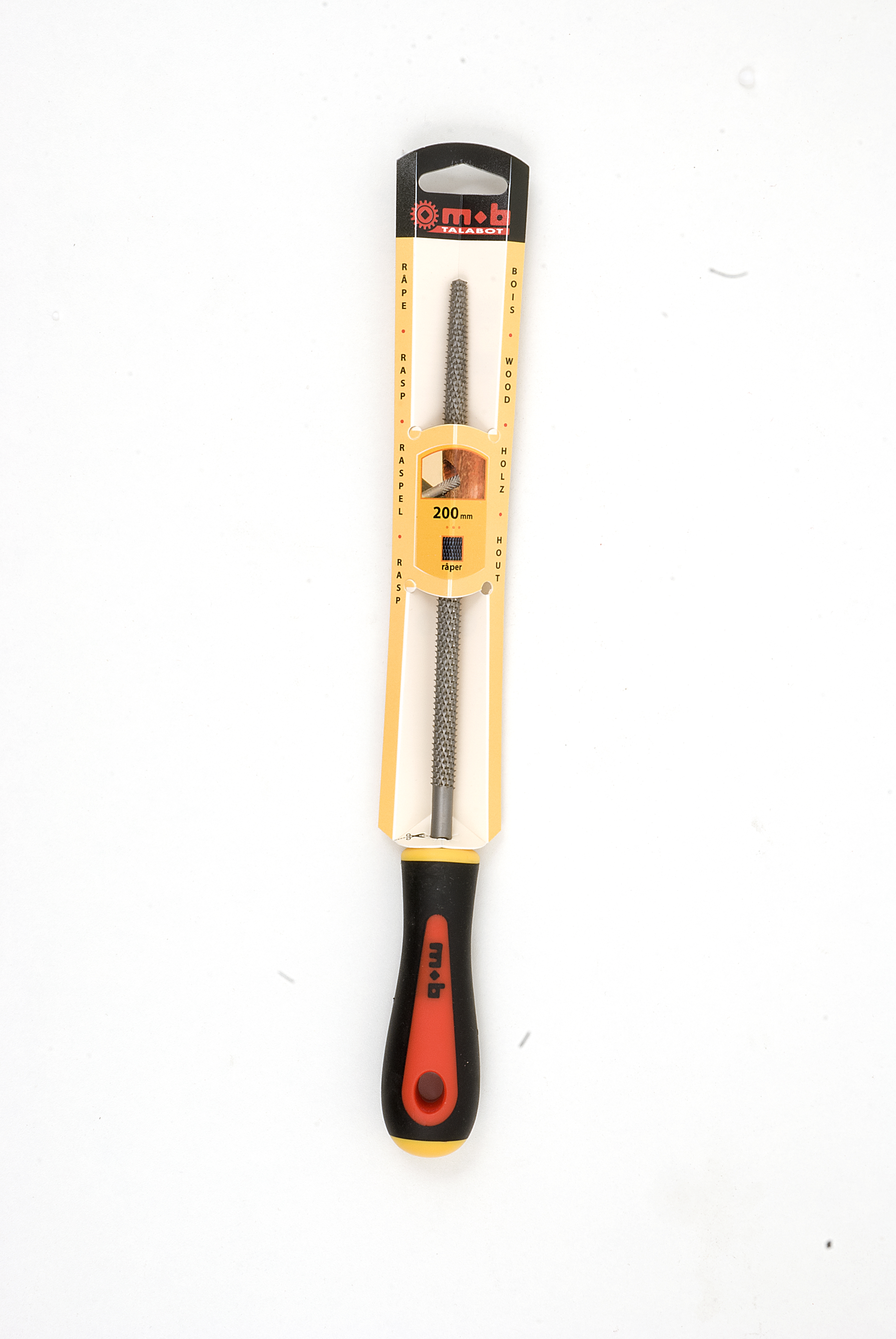 ROUND RASP BI-MATERIAL HANDLE