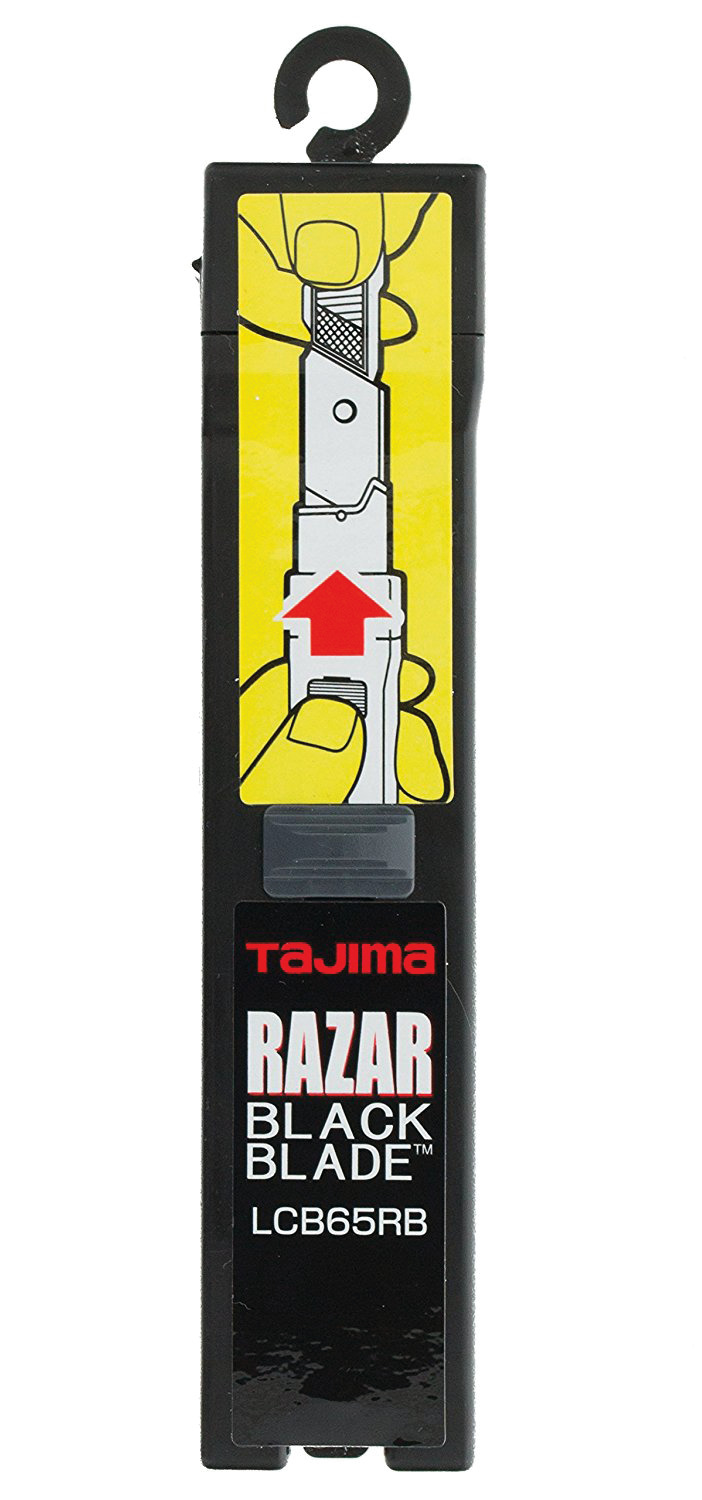 TAJIMA® RAZAR BLACK SPARE BLADES  FOR CUTTER 25 MM