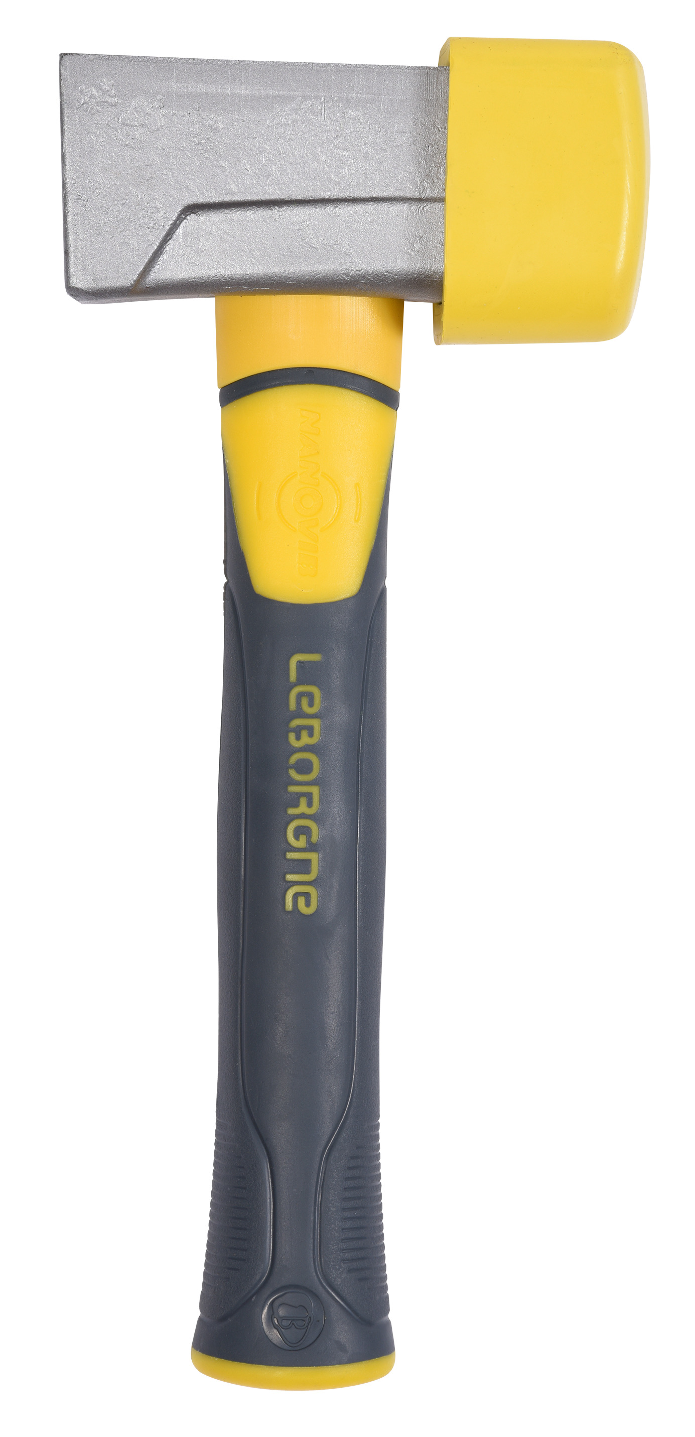 Nanovib club hammer for paving 1,2 kg, 26 cm handle + rubber cap