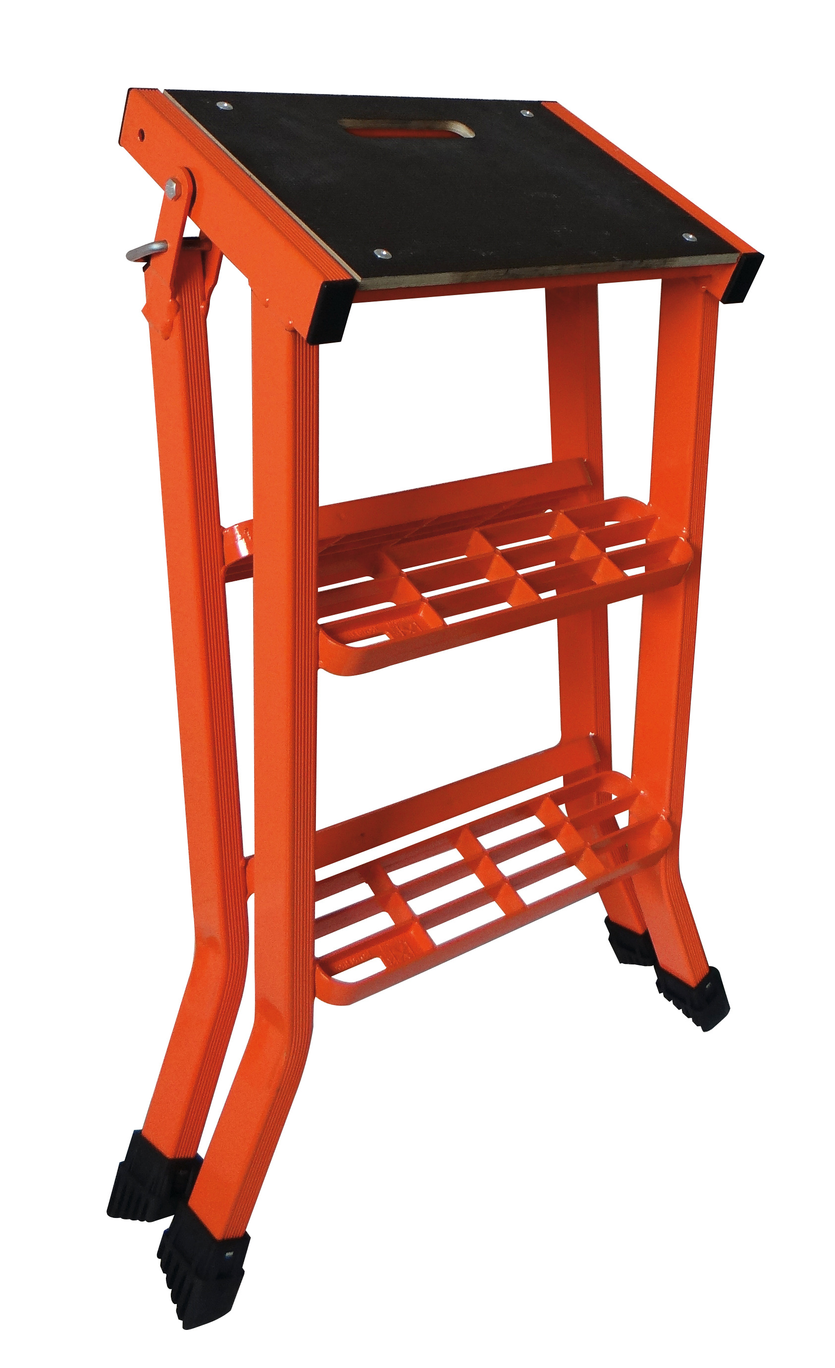 ALUMINIUM FOLDING STEP-STOOL - 70cm