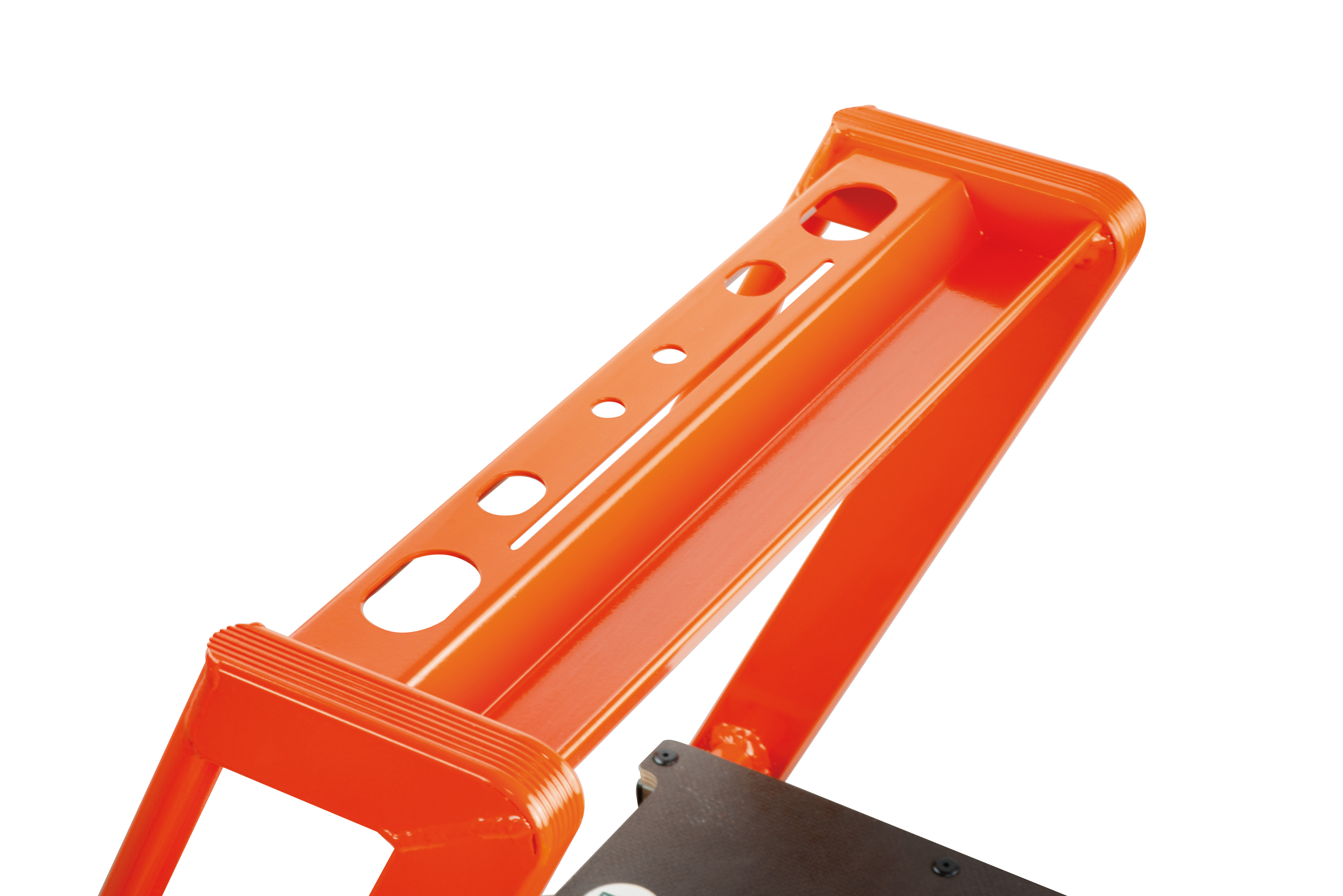 SCARĂ PLIABILĂ DIN ALUMINIU LESCABO CU PLATFORMĂ, 1 TRONSON, 90 cm
