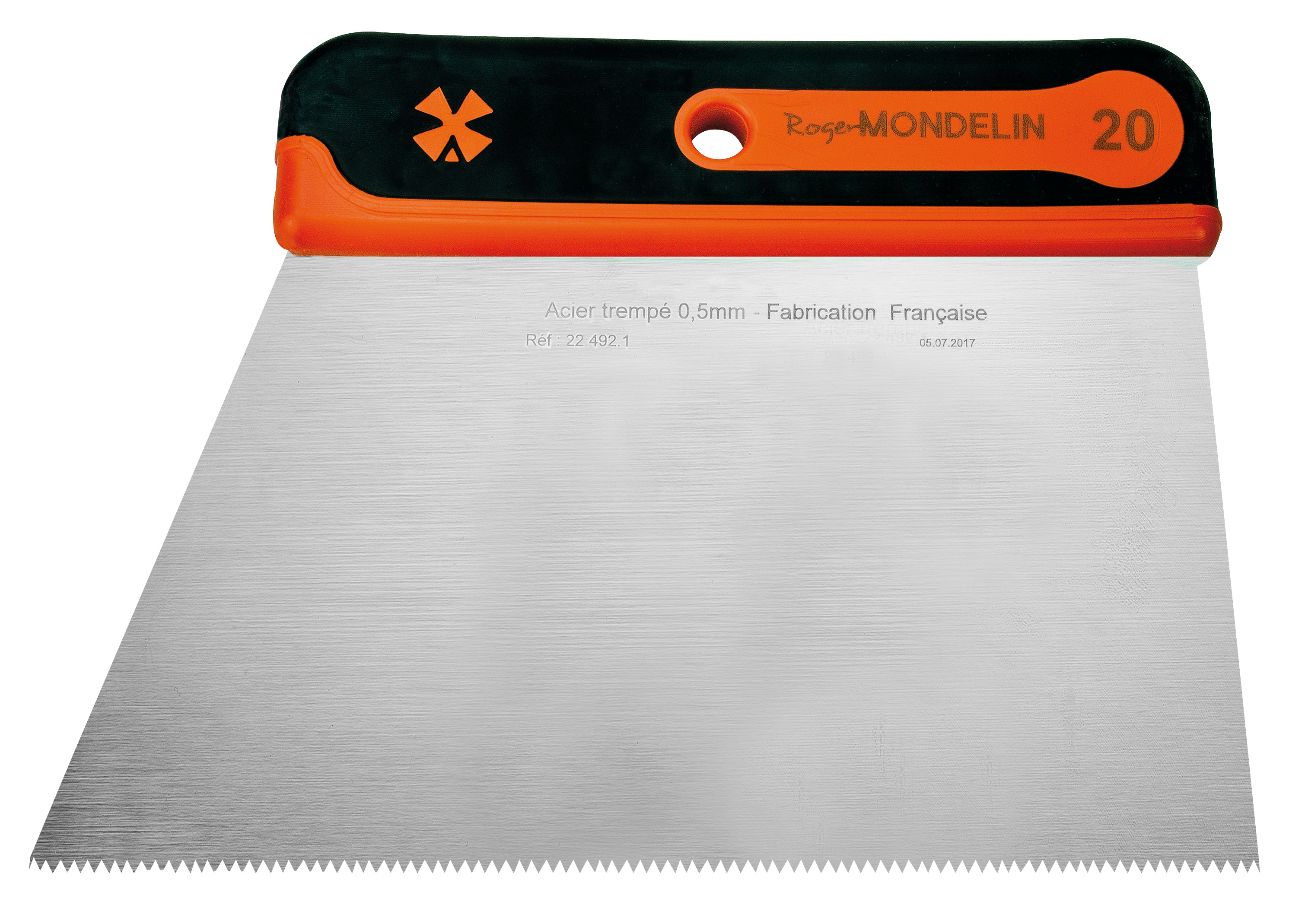 20 CM ADHESIVE SPREADER - BIMATERIAL HANDLE