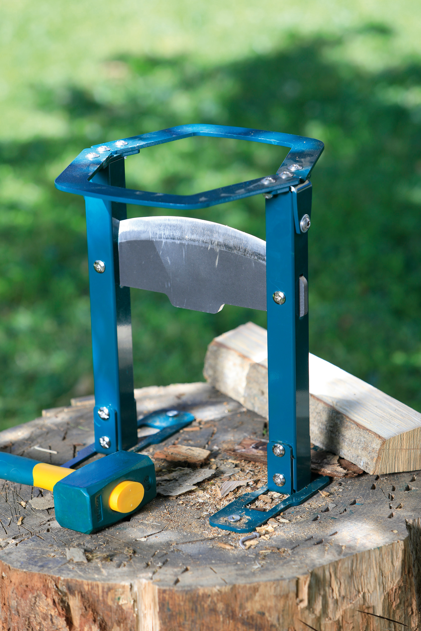 Reversed log splitter