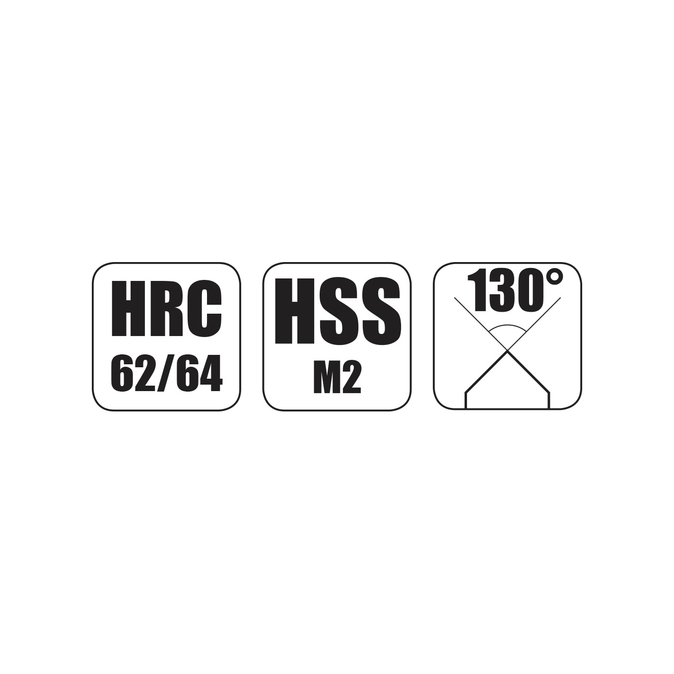 Burghiu HSS M2 in trepte