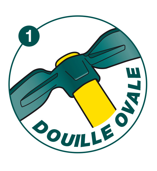 Sapaliga forjata pana-limba DUOPRO cu locas oval