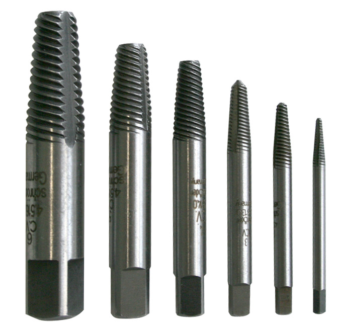 SET OF SPIRAL FLUTE EXTRACTORS SET OF SPIRAL FLUTE EXTRACTORS