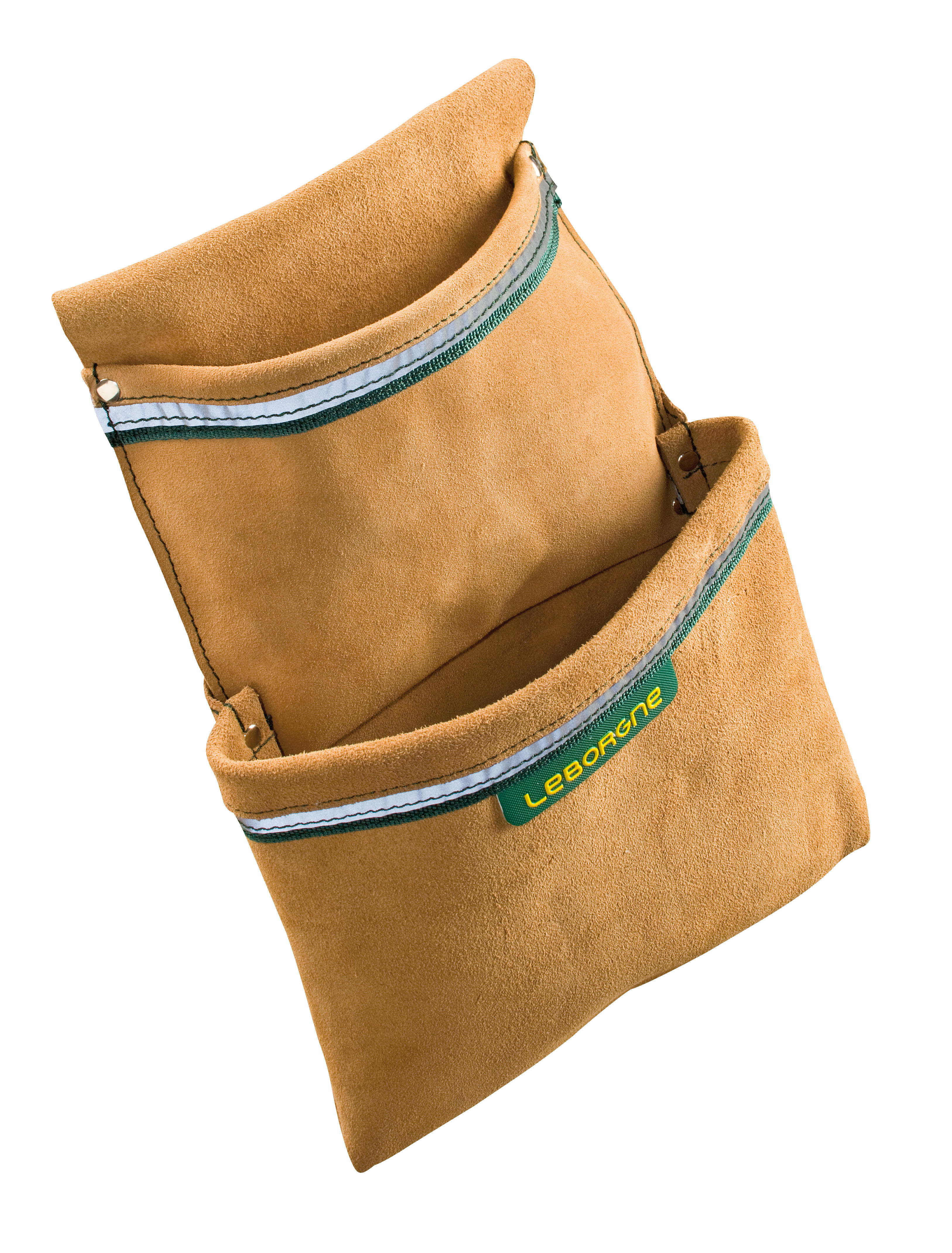 Batipro carpenter's double maxi-pouch with reflective strip