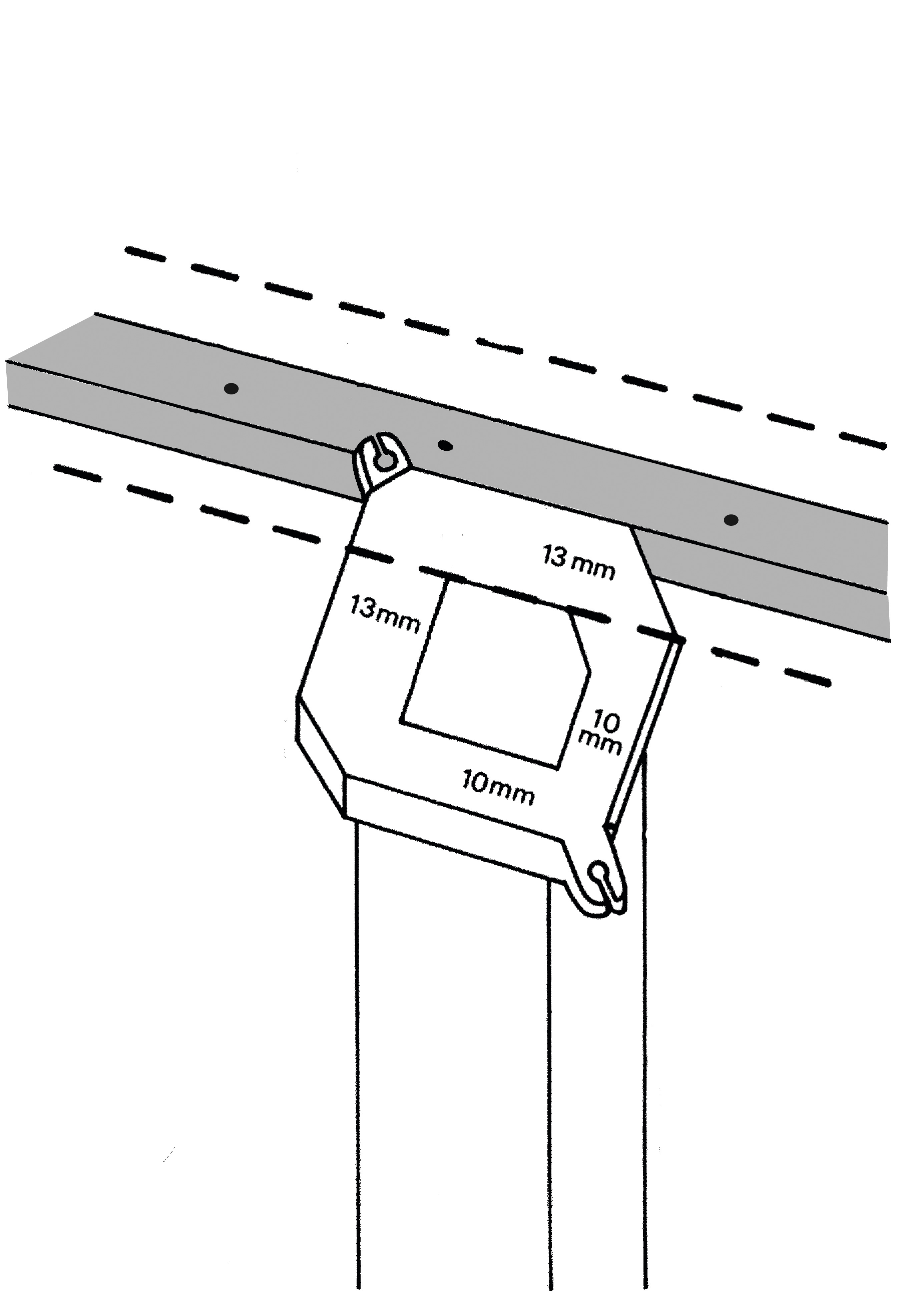 TRACING TRANSFER RULER