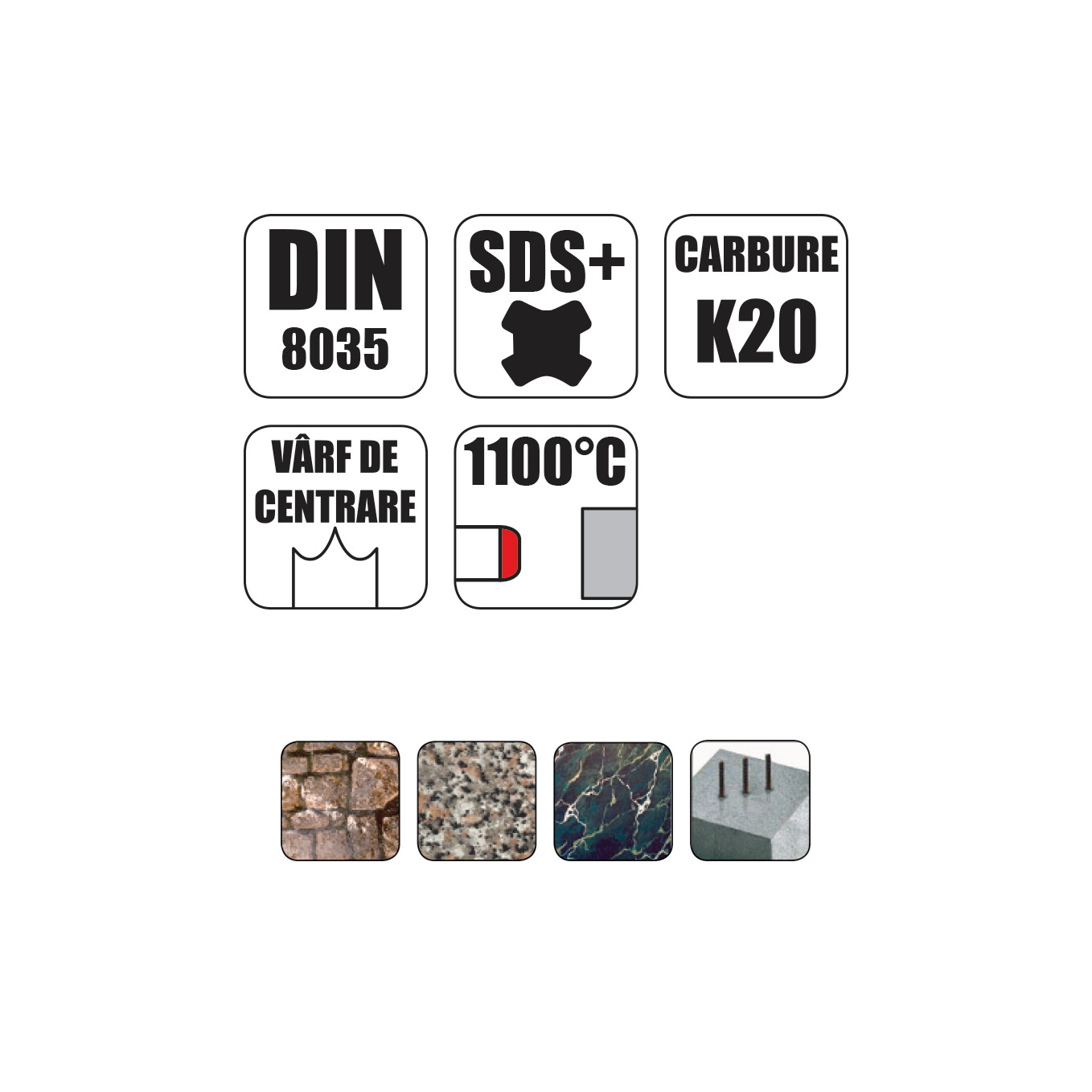 Burghiu beton SDS+ BULL 260 mm