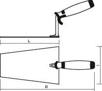 SQUARE TROWEL