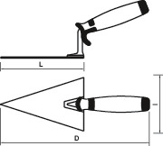 TRIANGULAR TROWEL