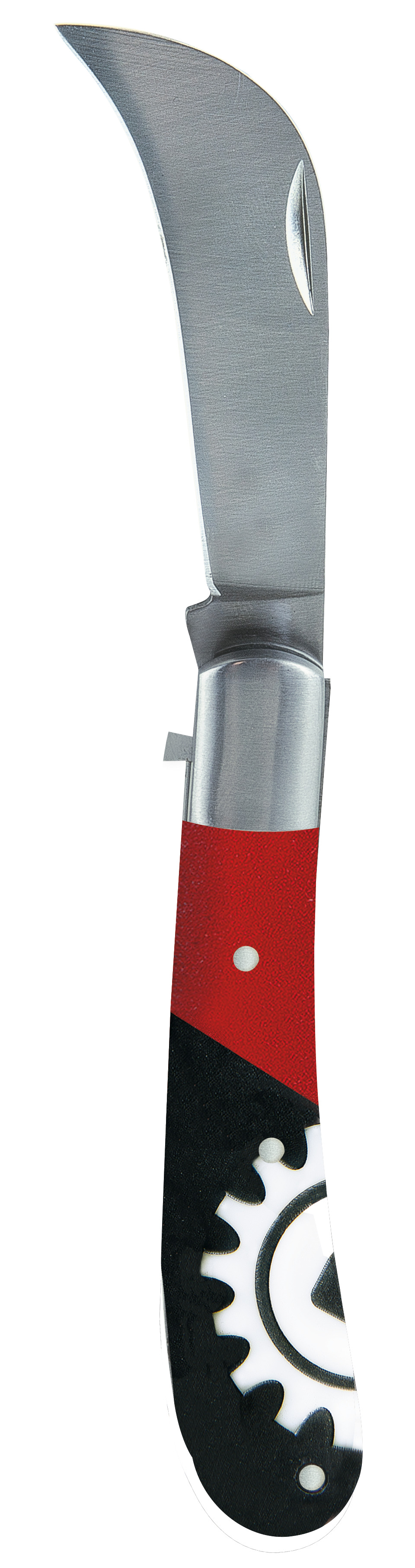 2-BLADE BI-MATERIAL ELECTRICIAN'S KNIFE ON CARD