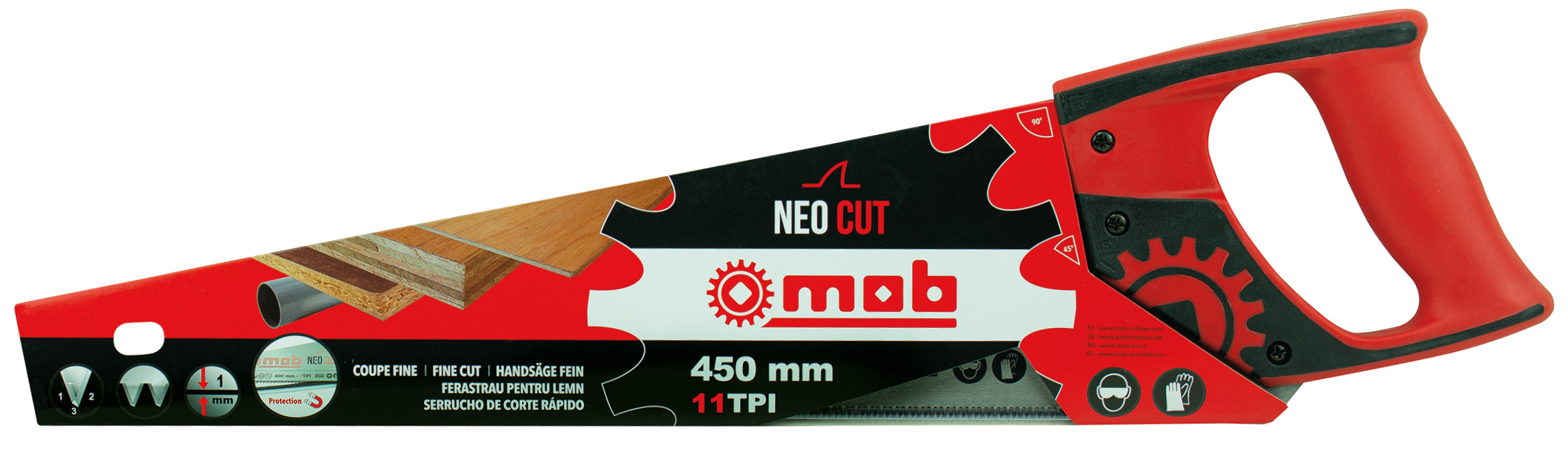 Ferastrau dantura fina pt. lemn 11TPI NEOCUT