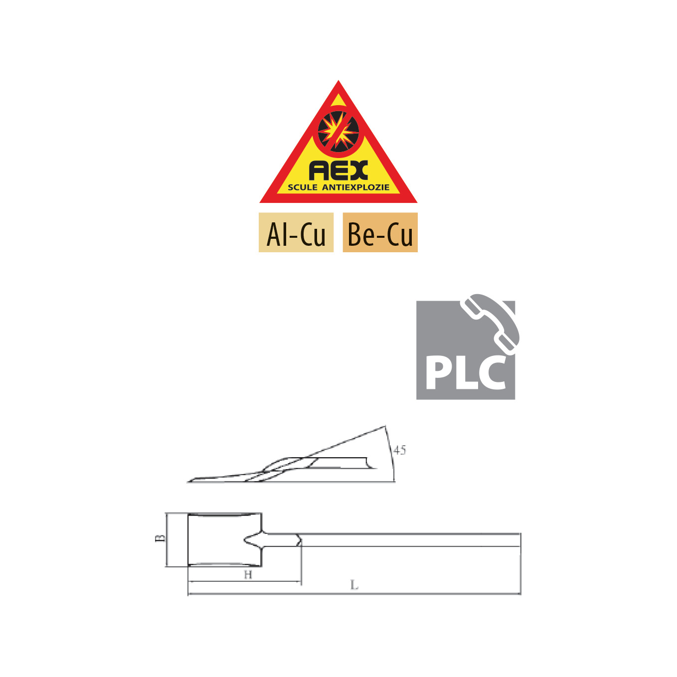 LOPATA PATRATA CU COADA LUNGA - AEX