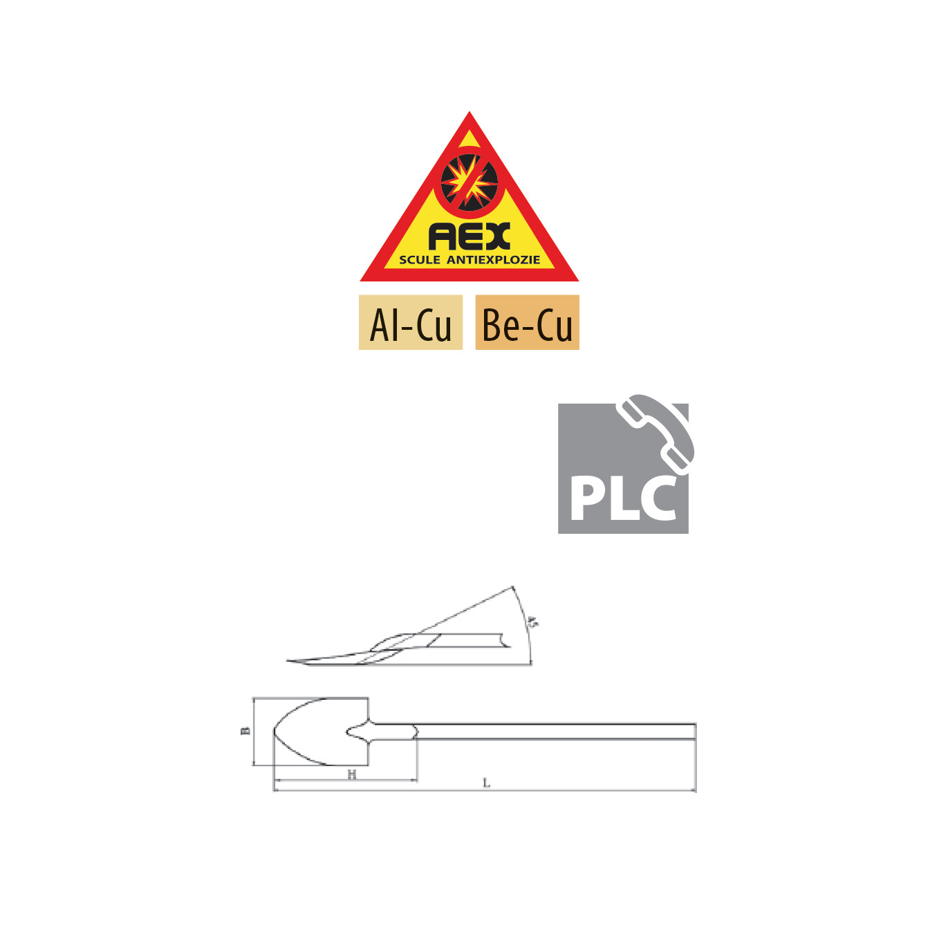 LOPATA ROTUNDA CU COADA LUNGA - AEX