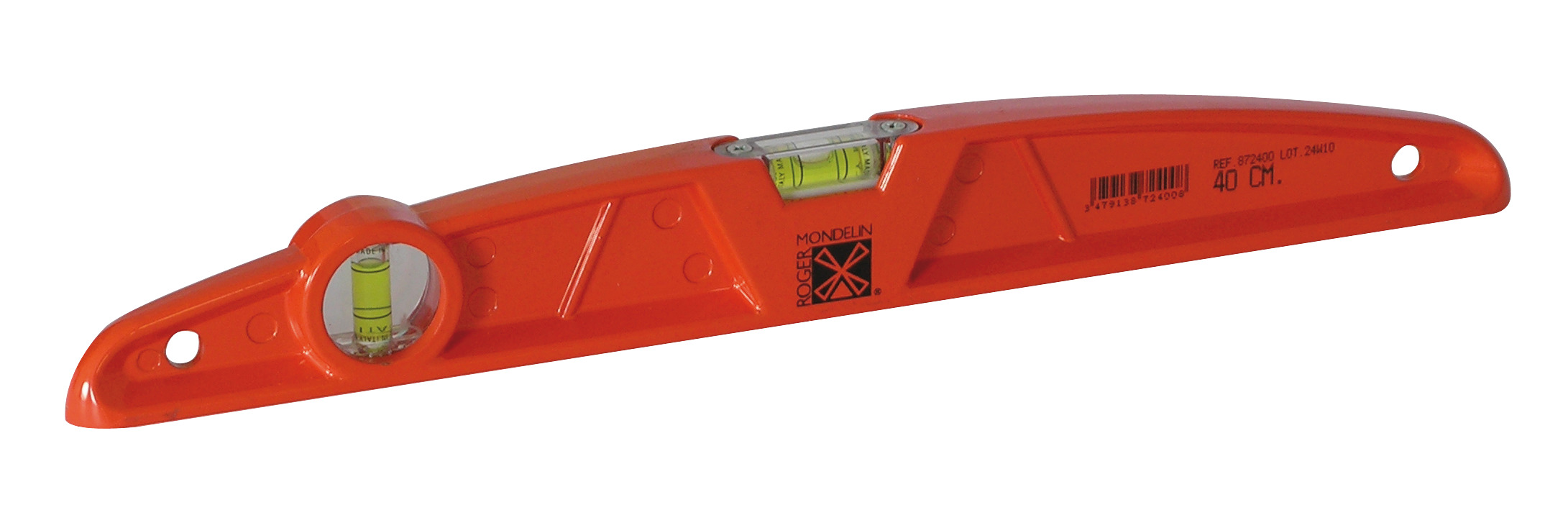 NIVELĂ TRAPEZOIDALĂ CU 2 FIOLE, CORP DIN ALUMINIU TURNAT
