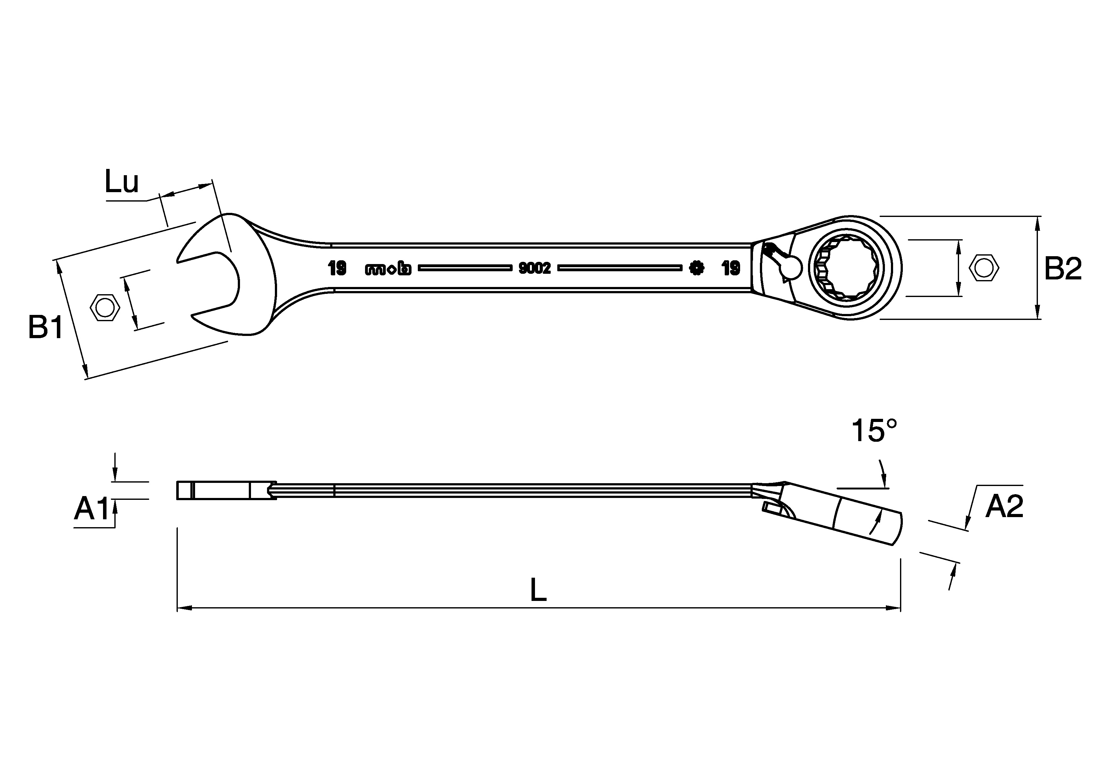 RATCHETING COMBINATION WRENCHES