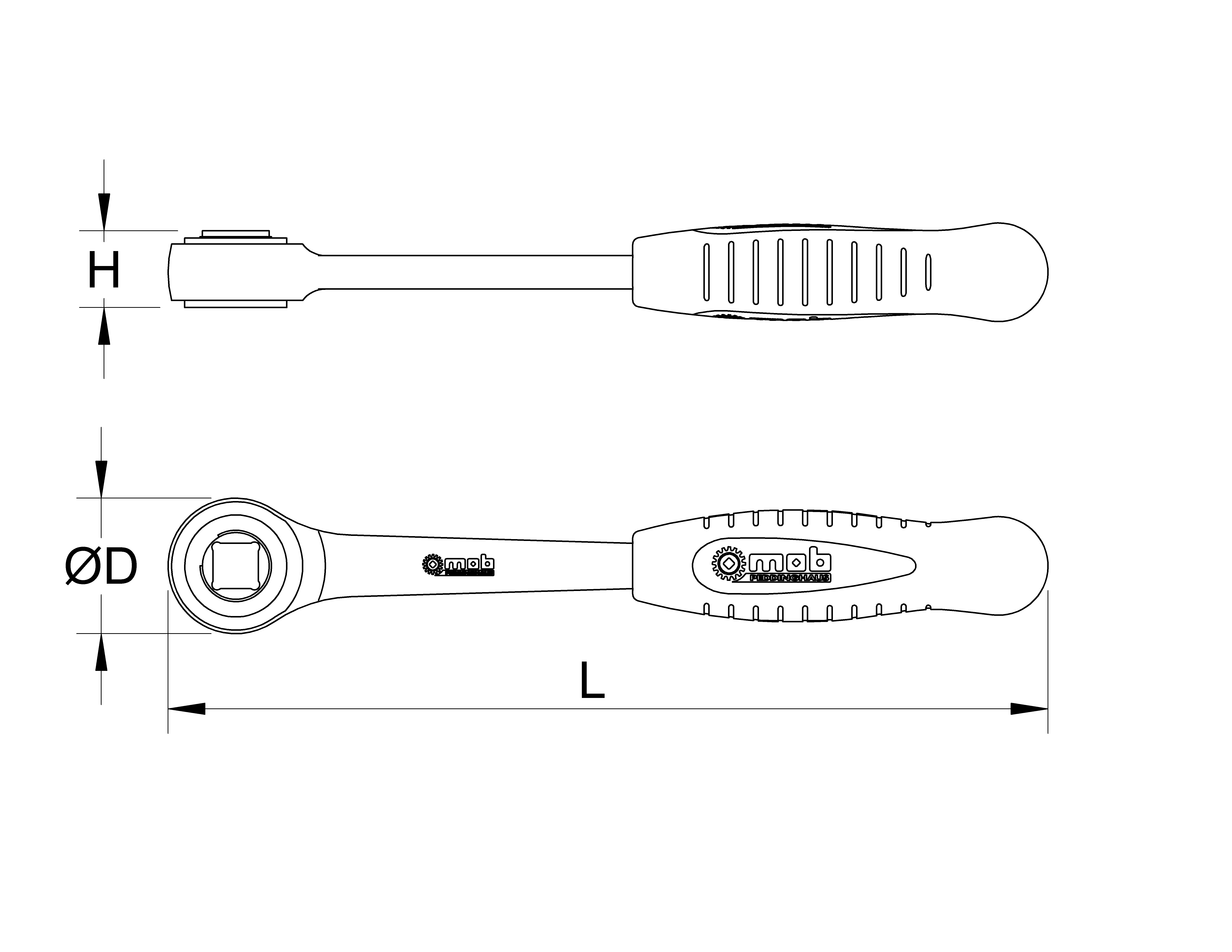 RATCHET FOR RADIATOR KEY WRENCH