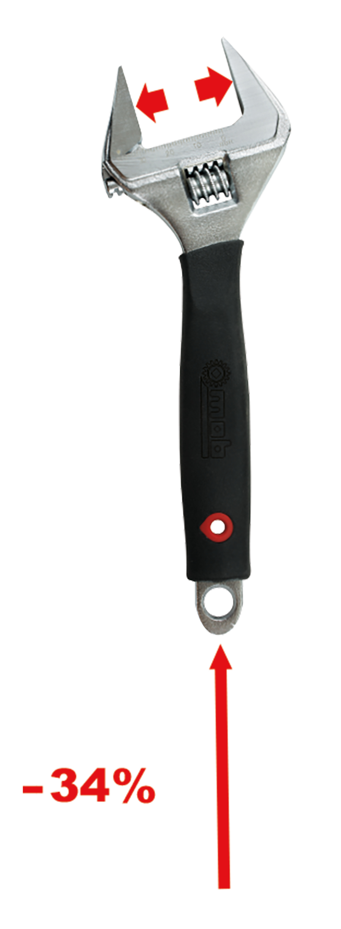 COMPACT EXTRA-LARGE TAPERED WRENCHES ON CARD