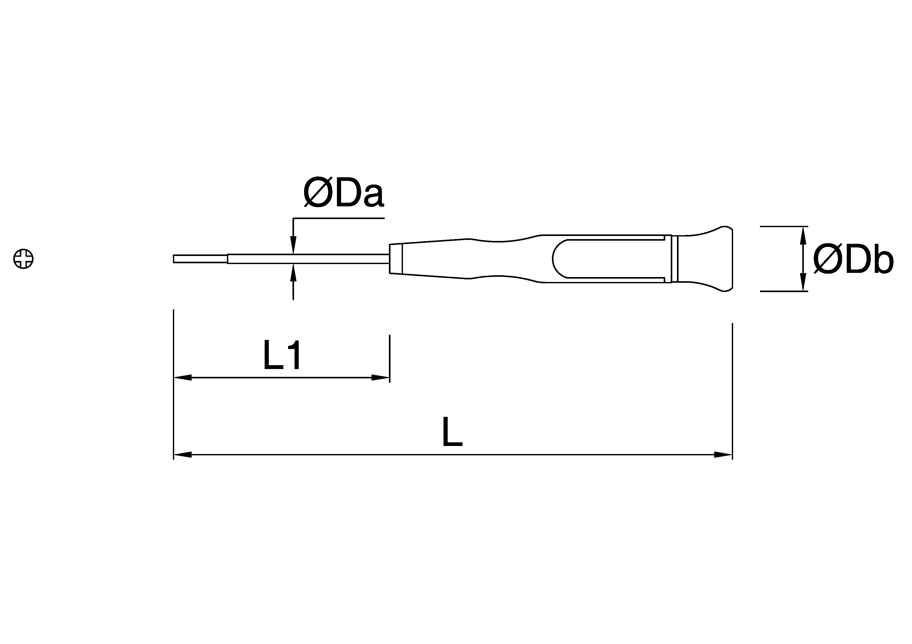 Surubelnita de precizie MICRO - tip Phillips