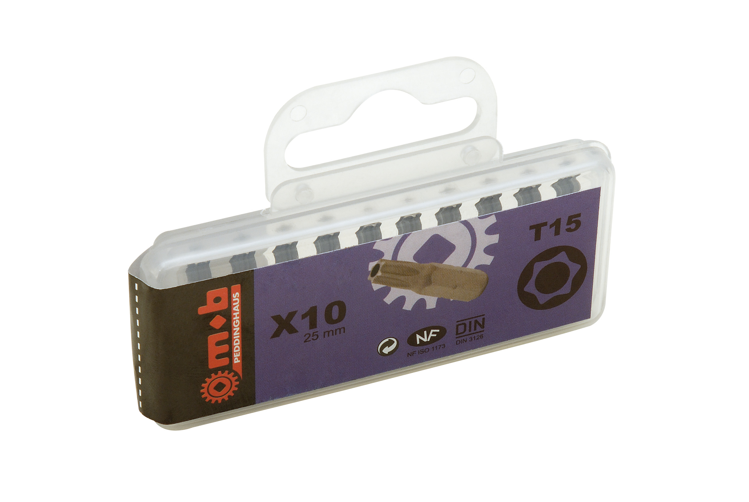 BOX OF 10 TAMPER TORX® BITS