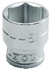 6-POINTS SOCKET 3/8''