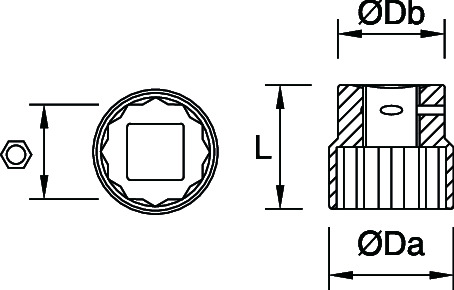 3/4" DRIVE 6-POINT IMPACT SOCKETS