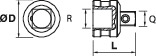 REDUCER 3/8'' to 1/4''