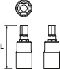 Cap cheie tubulara cu bit locas hexagonal 1/4