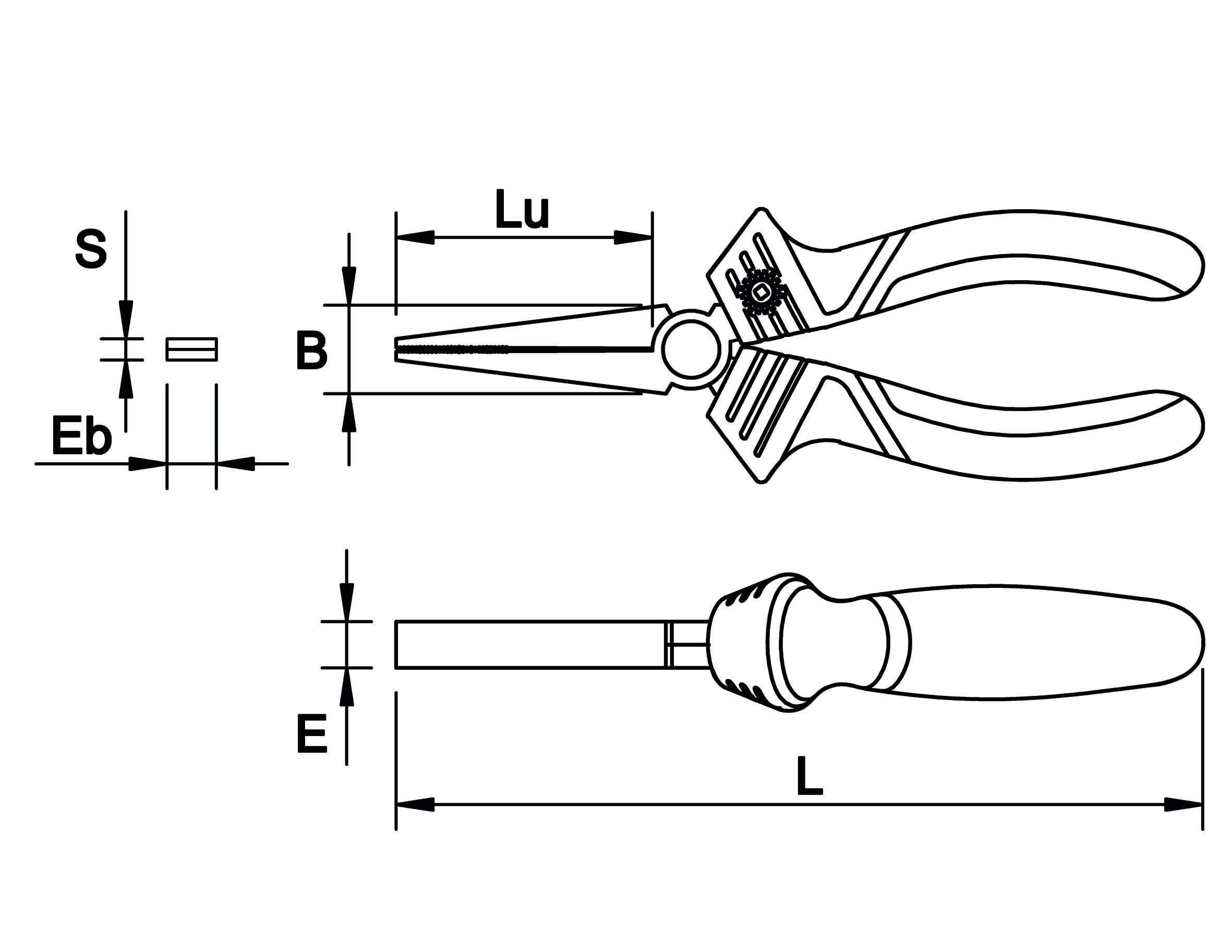 FLAT JAWS PLIERS