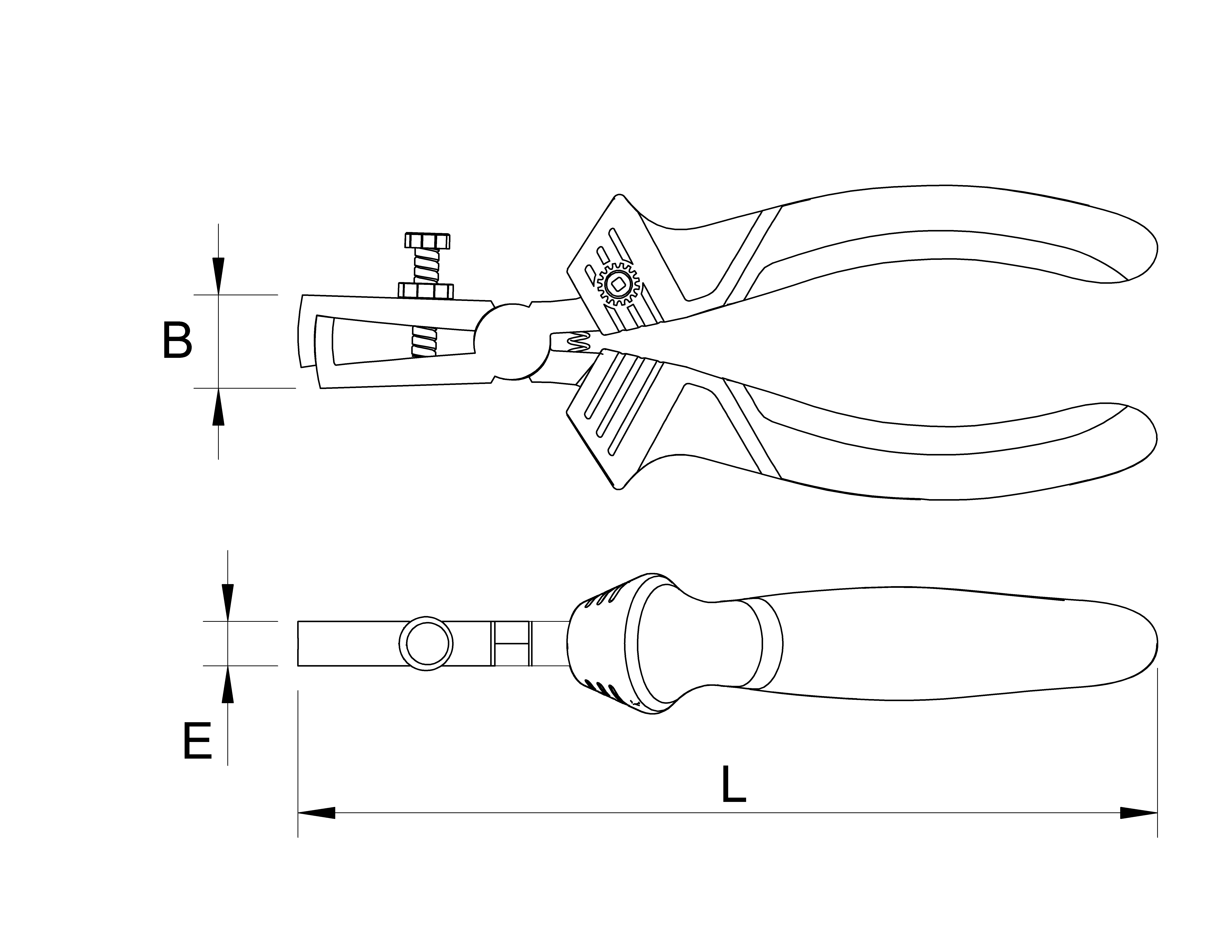 ADJUSTABLE WIRE STRIPPER