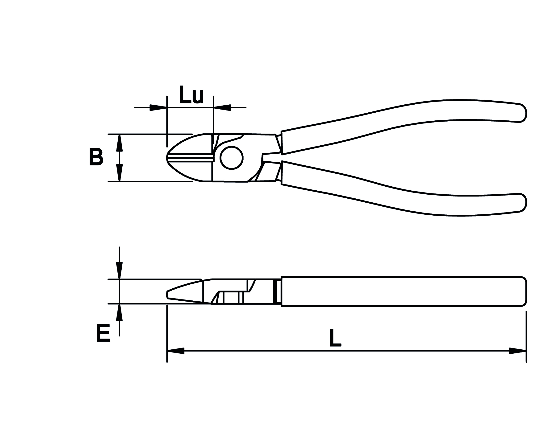 DIAGONAL CUTTING PLIERS