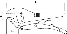 LOCKING PLIERS WITH SHORT JAWS