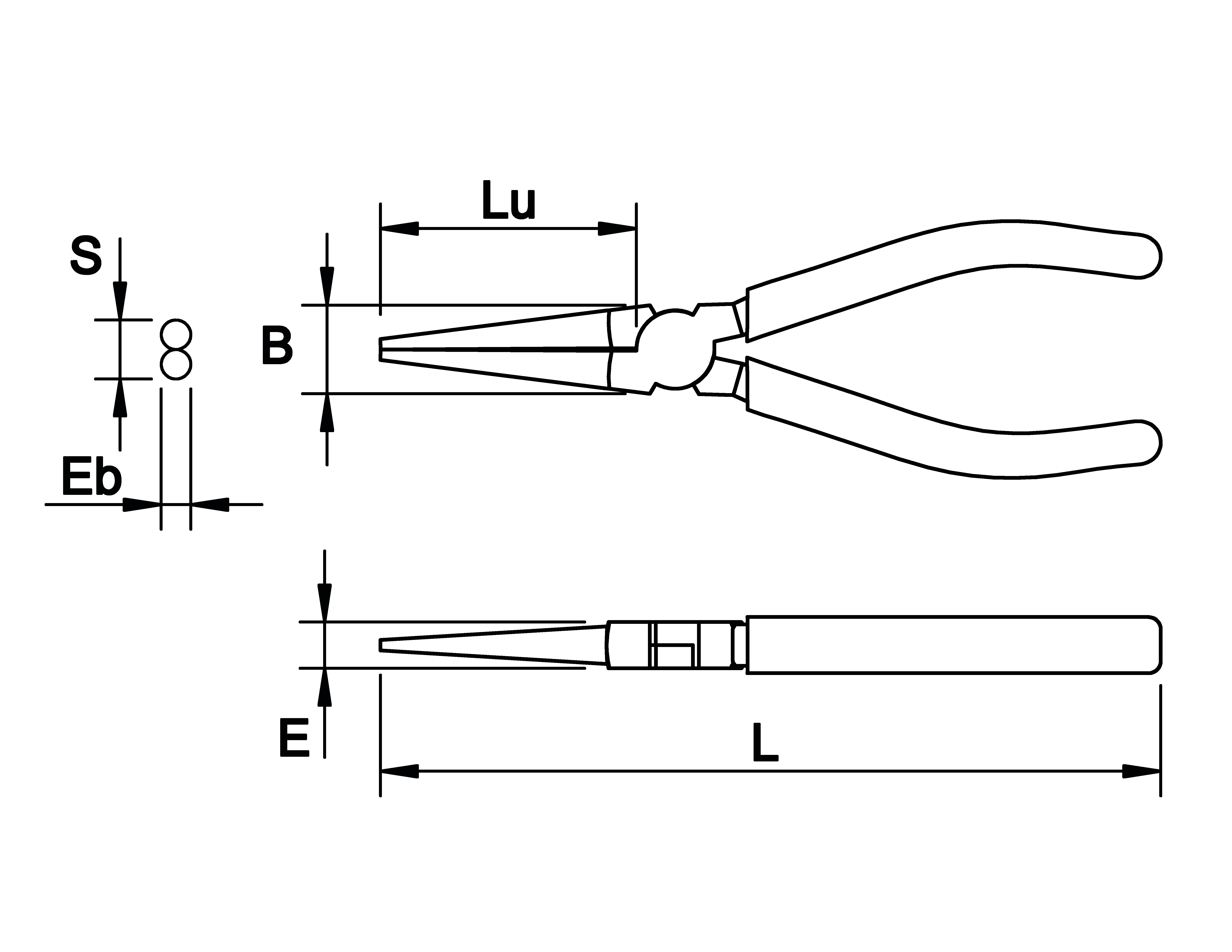 ROUND JAWS PLIERS