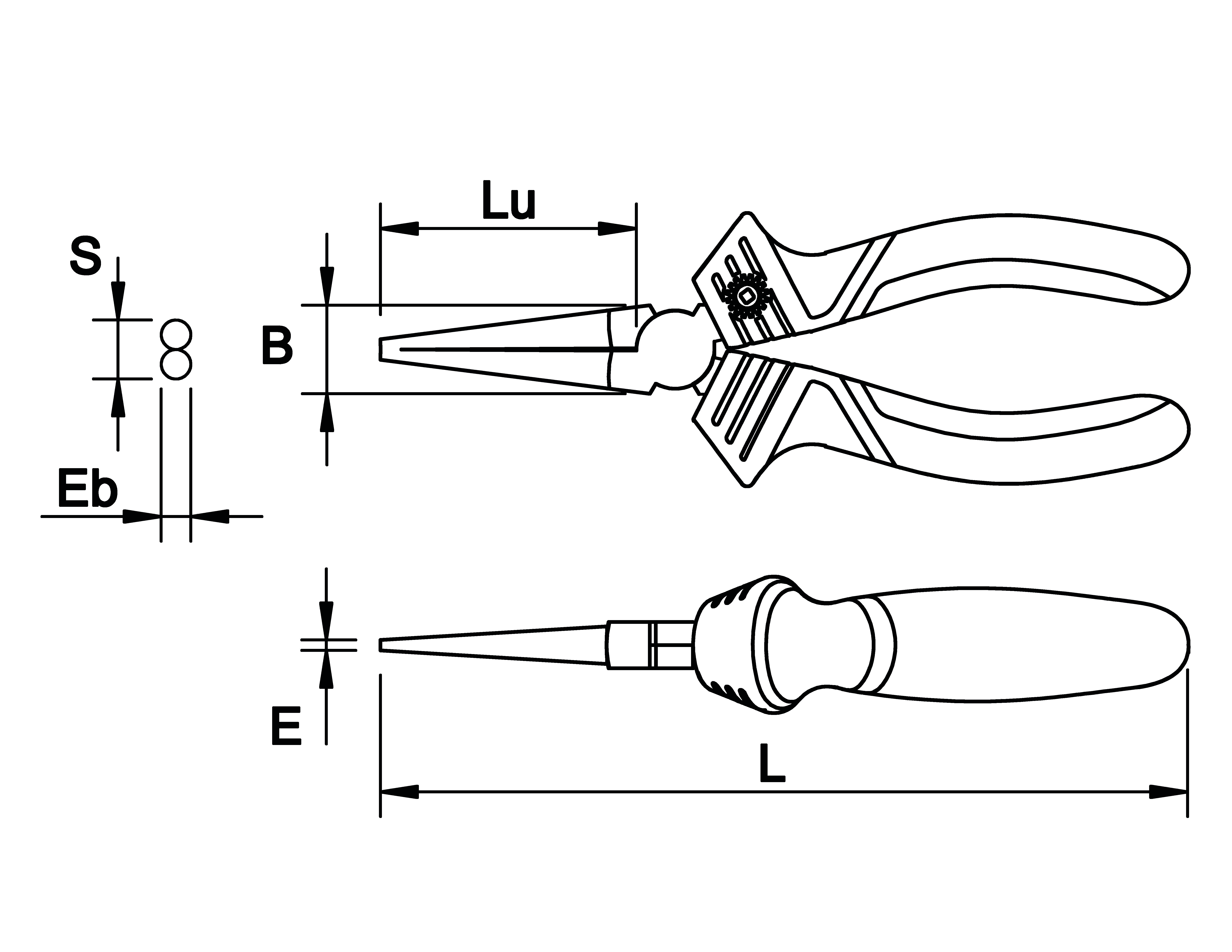 ROUND JAWS PLIERS