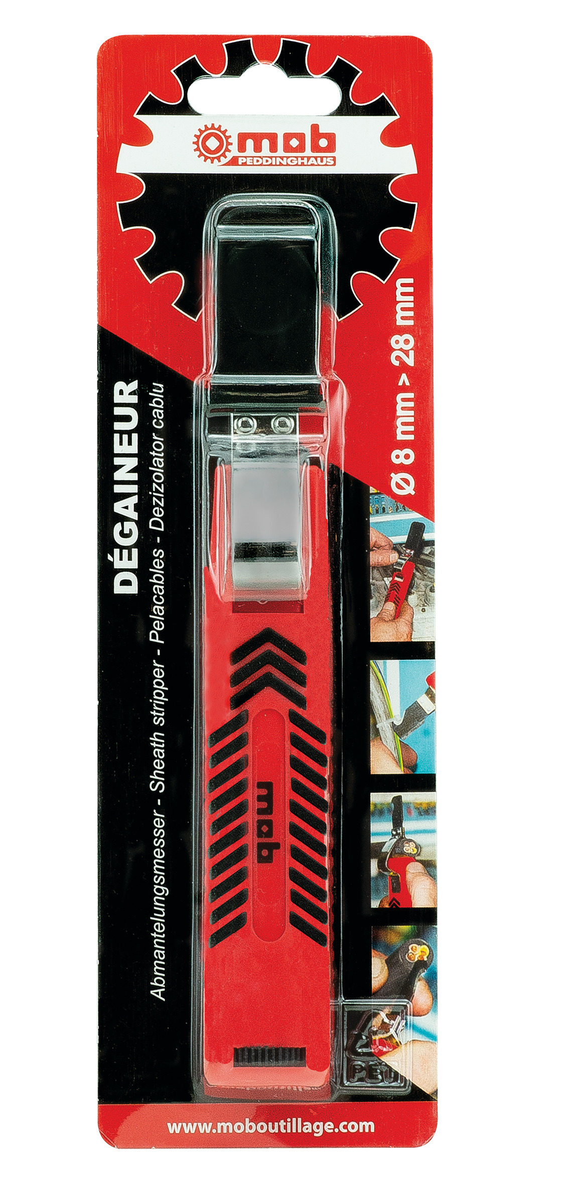 SHEATHING STRIPPER ON CARD