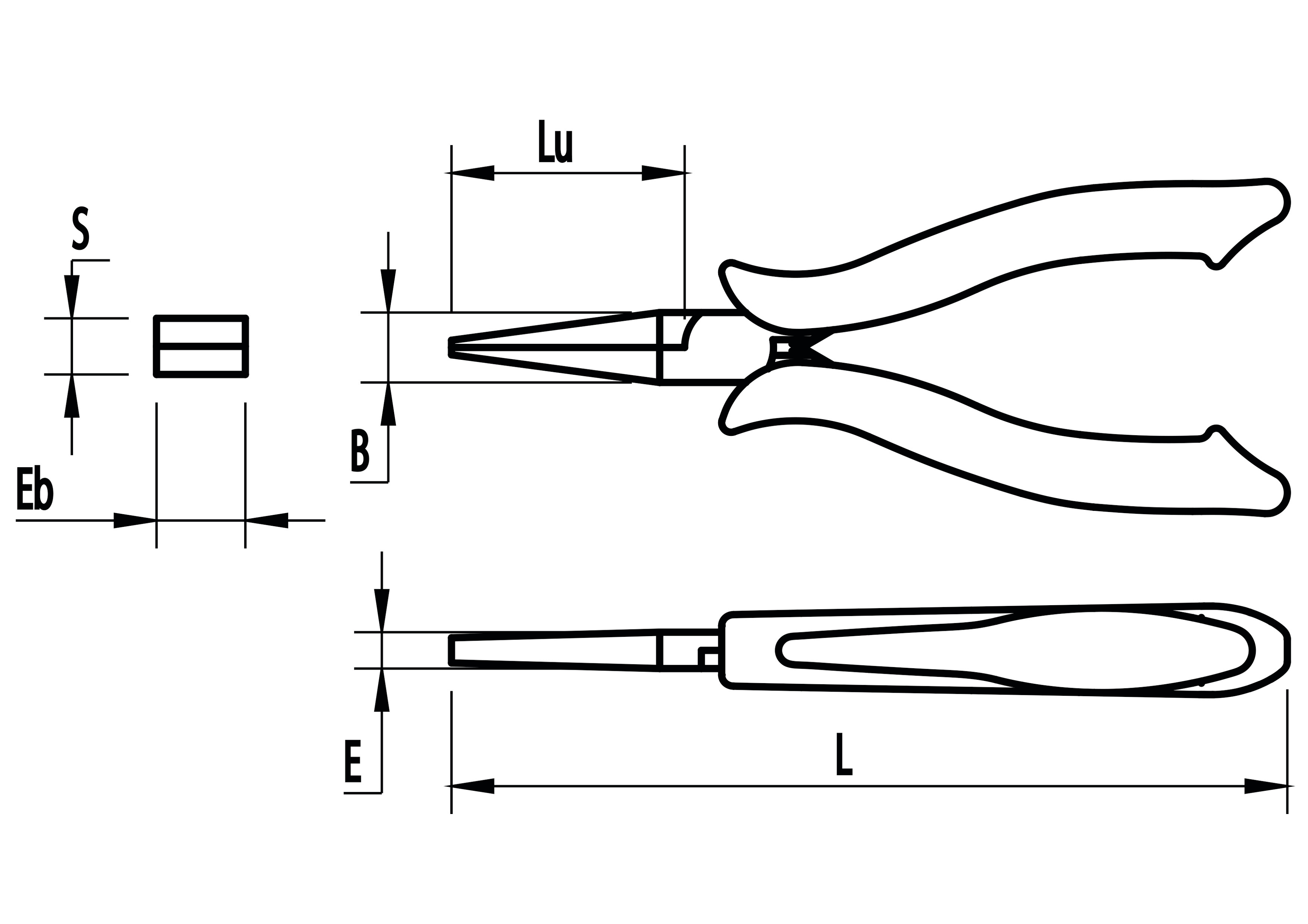 FLAT JAWS PLIERS