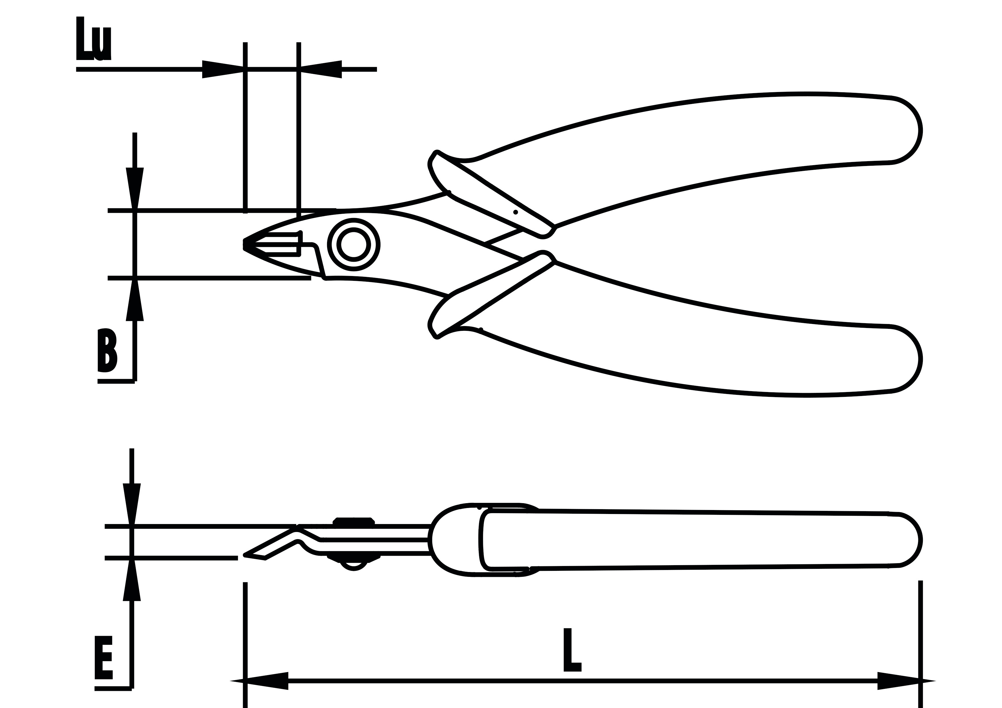 FLUSH-CUTTING PLIERS