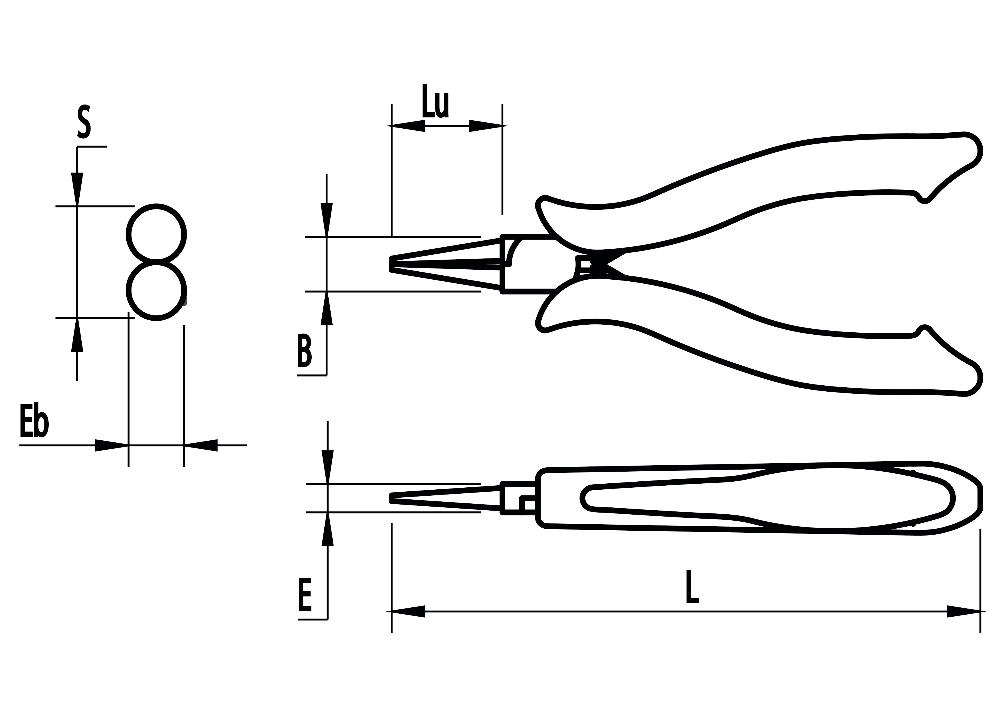 ROUND JAWS PLIERS