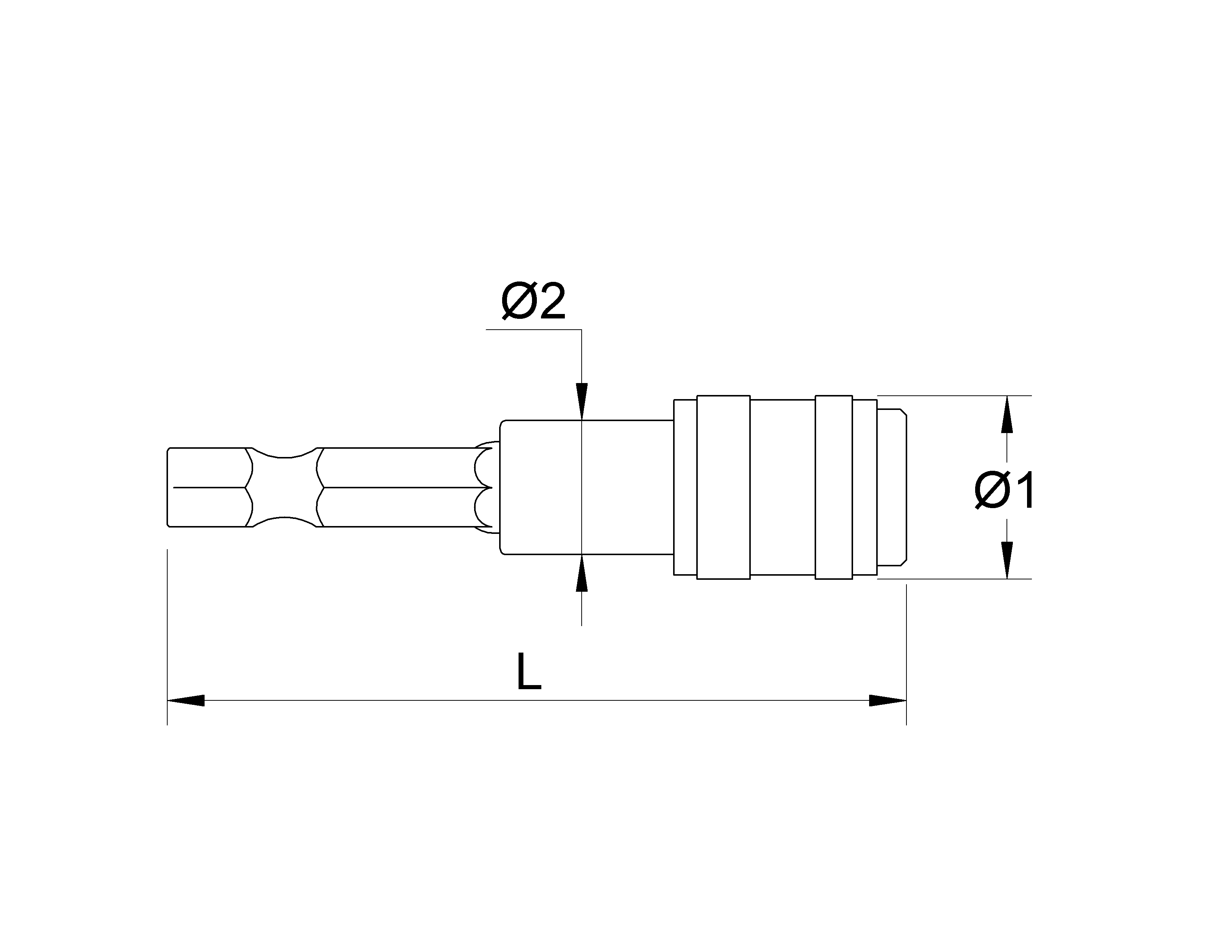 MAGNETIC BIT HOLDER 1/4 -  AUTOLOCK MAGNETIC BIT HOLDER 1/4 -  AUTOLOCK