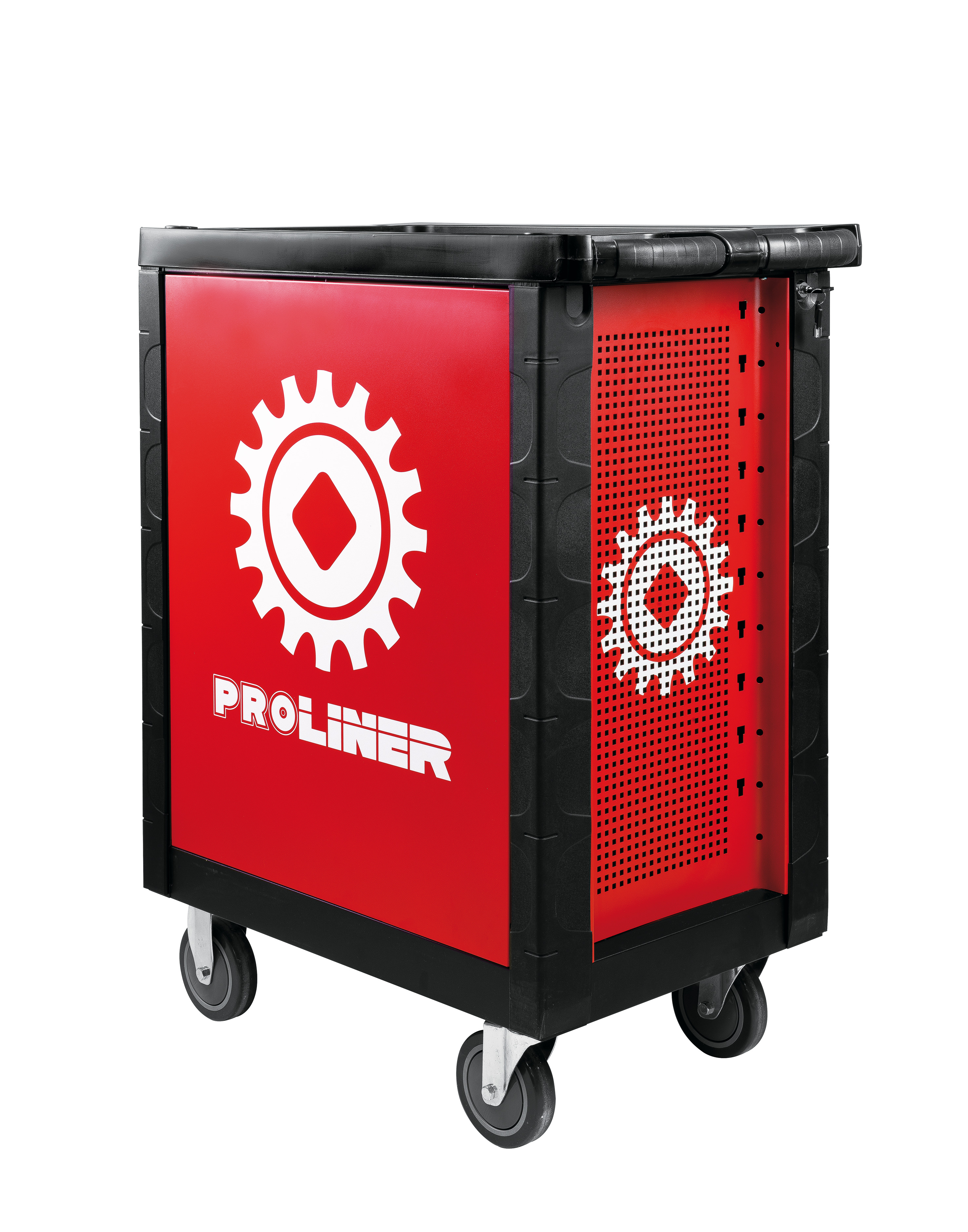 PROLINER TOOL TROLLEY WITH 5 DRAWERS - RED