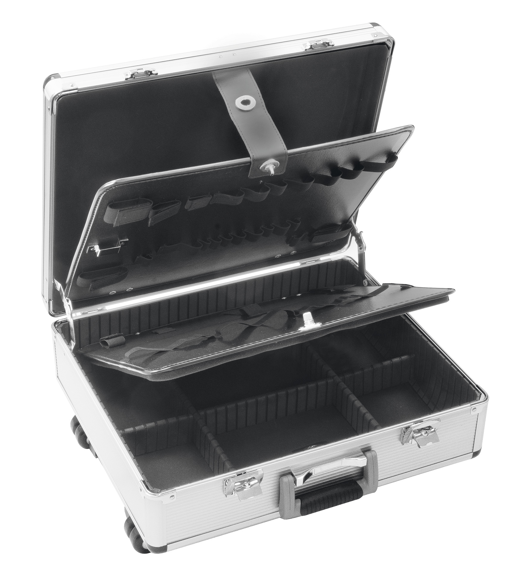 ALUMINIUM TROLLEY CASE, EMPTY