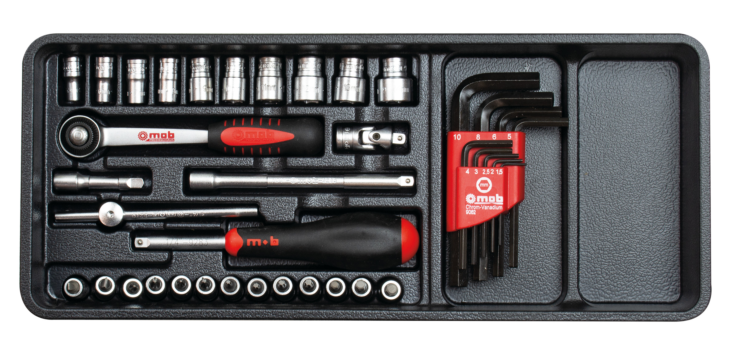 Suport PVC pentru 38 capete tubulare accesorii