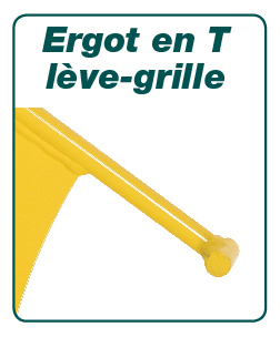 Nanovib « toucan » grate and drain cover lifting tool