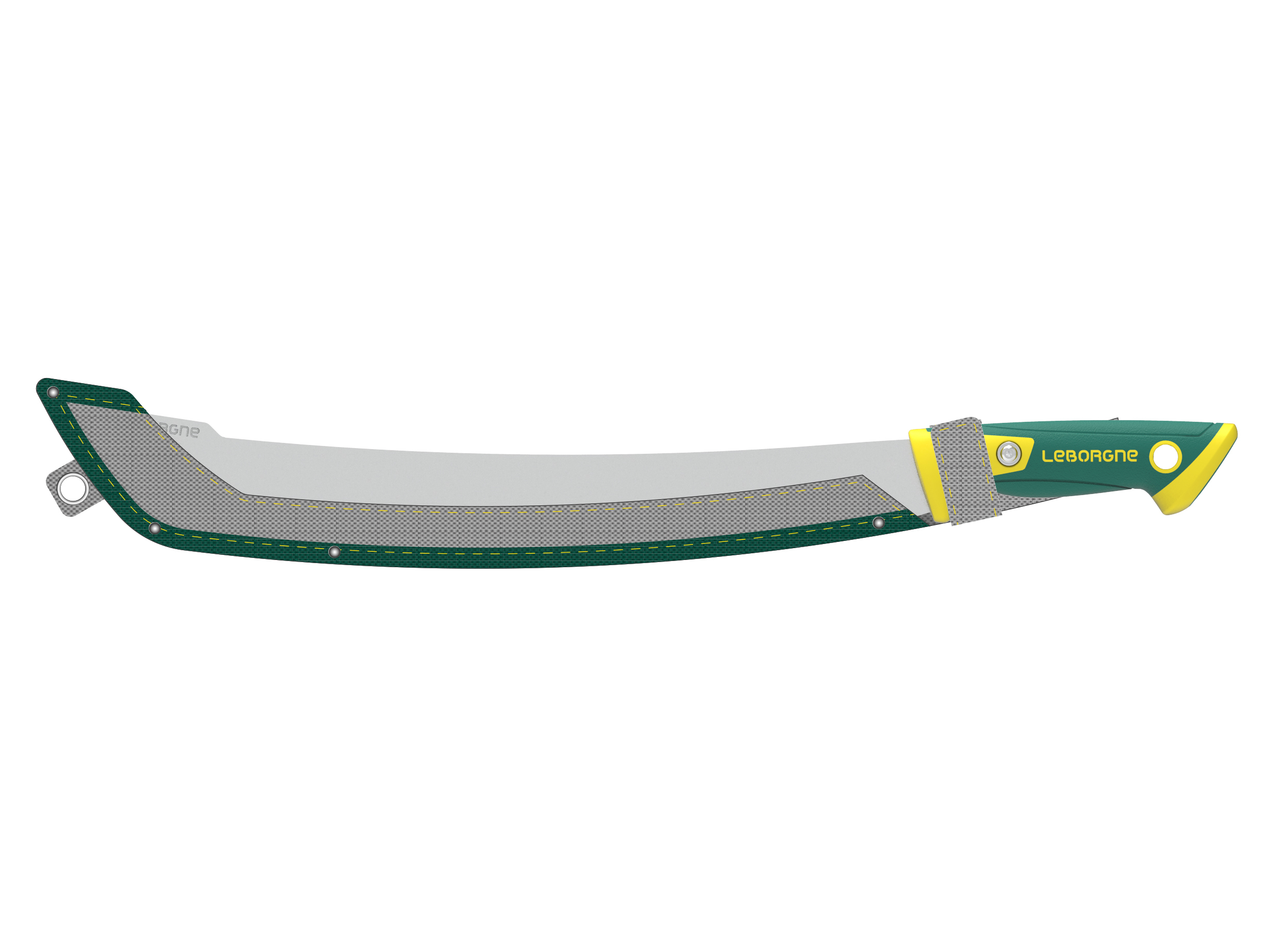 Duopro 42 cm machete with bi-matérial handle + case Duopro 42 cm machete with bi-matérial handle + case